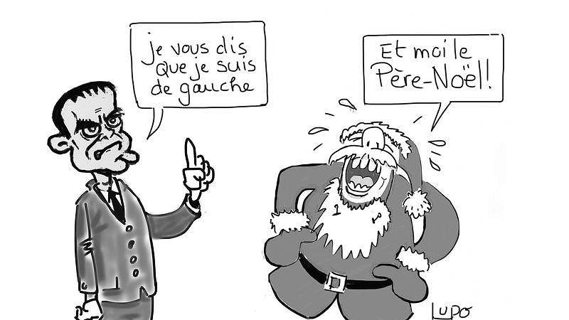 Illustration - Valls se souvient qu’il est de gauche