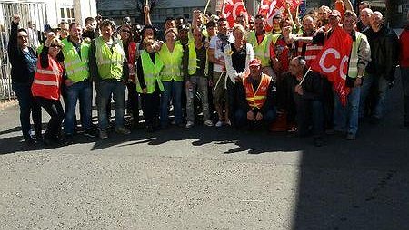 Illustration - les grévistes font reculer la direction