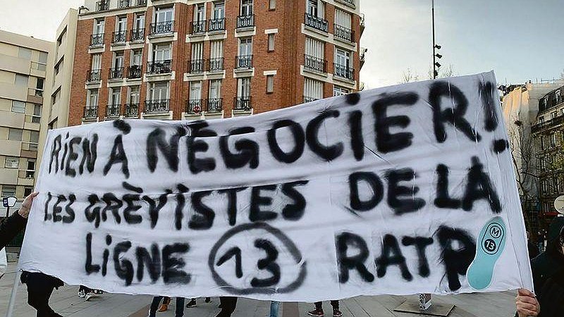 Illustration - une grève massive et dynamique