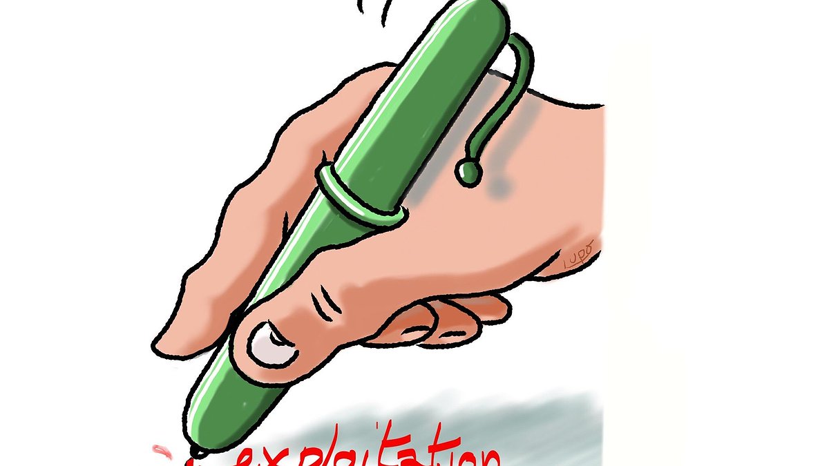 Illustration - Nos lecteurs écrivent 	Contre l’exploitation à PSA – La Janais