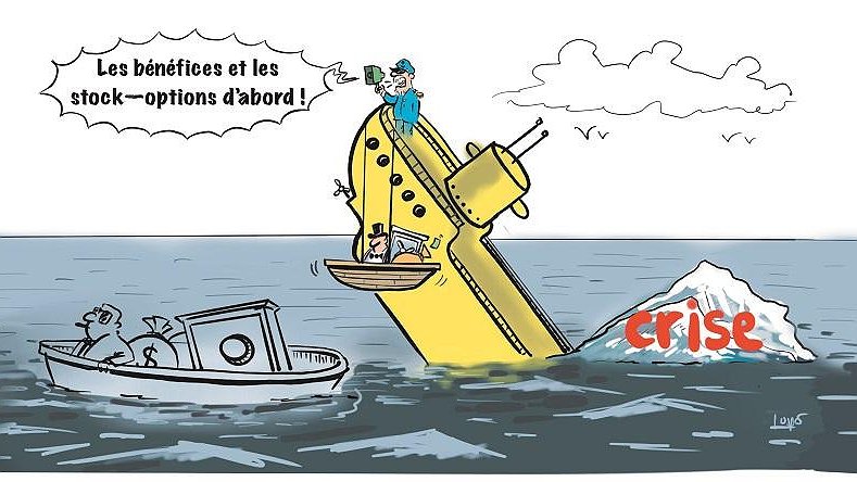 Illustration - point de salut pour les travailleurs !