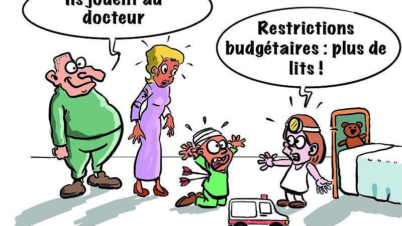 Illustration - sans moyens face à la troisième vague