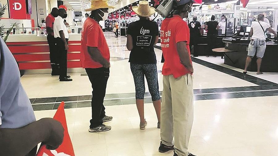 Illustration - manifestations dans des hypermarchés