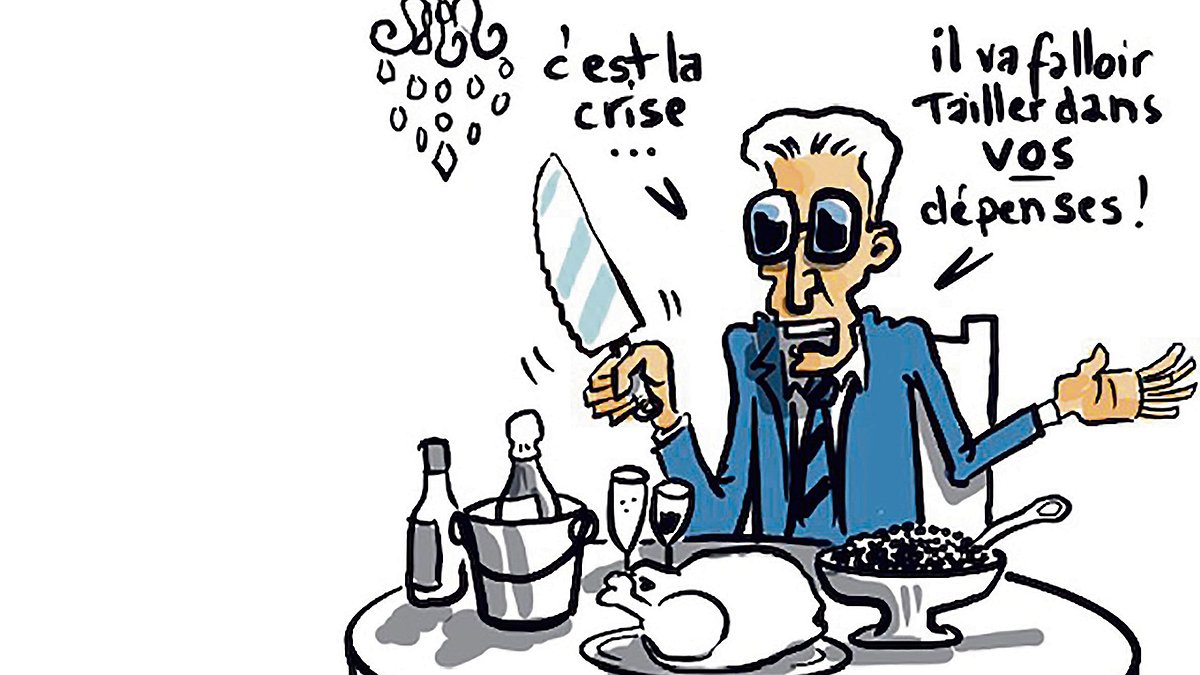 Illustration - les classes populaires paieront la note