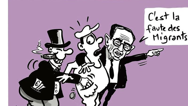 Illustration - campagne raciste et islamophobe