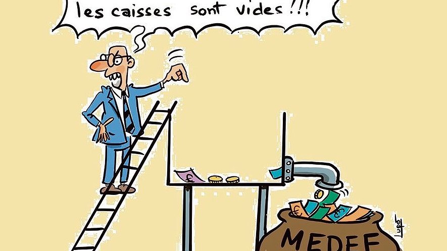 Illustration - tout le monde paiera… sauf les riches