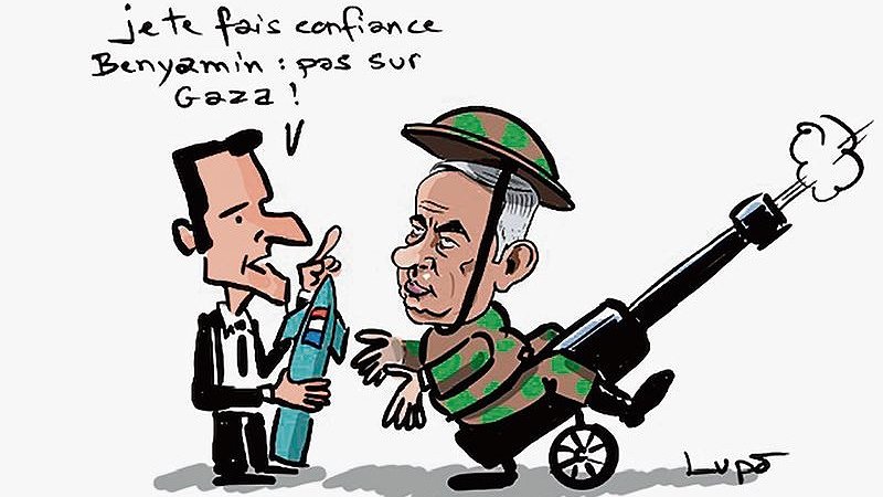 Illustration - les largages, un alibi pour Macron
