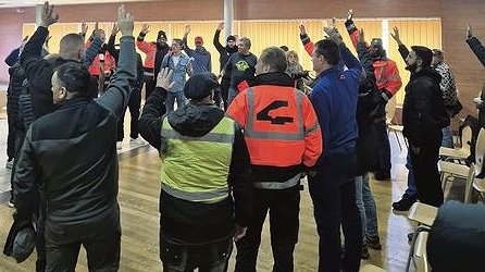 Illustration - bras de fer entre chauffeurs et direction !