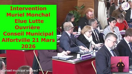 Illustration Intervention de Muriel Monchal